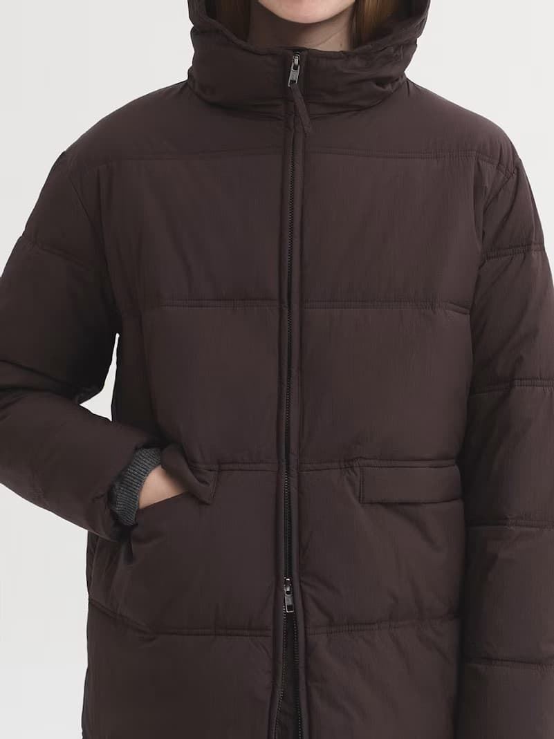 Abrigo acolchado de nylon - Imagen 1