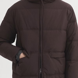 Abrigo acolchado de nylon - Imagen 1