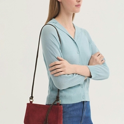 Bandolera de serraje - Imagen 1