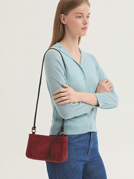 Bandolera de serraje - Imagen 1