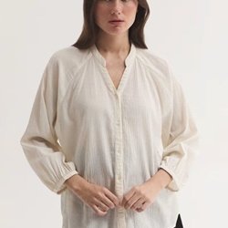 Blusa bambula jacquard - Imagen 1