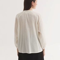 Blusa bambula jacquard - Imagen 2