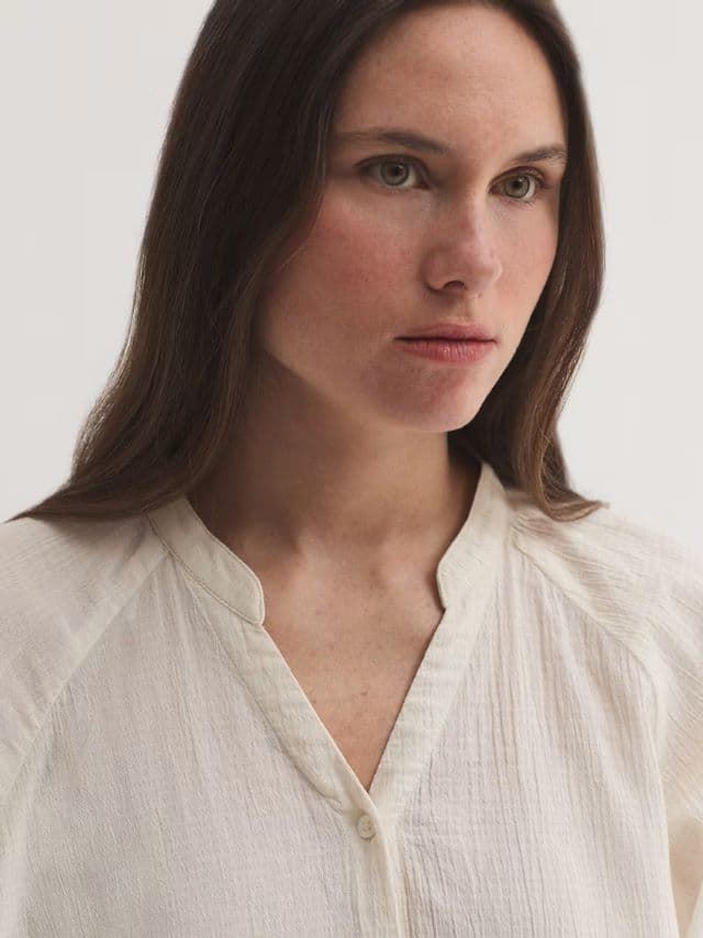 Blusa bambula jacquard - Imagen 4