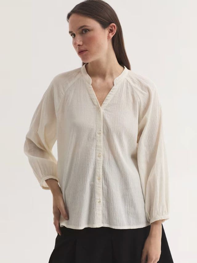 Blusa bambula jacquard - Imagen 5