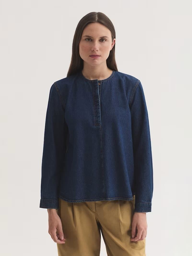 Blusa denim - Imagen 1