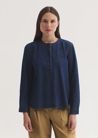 Blusa denim - Imagen 1