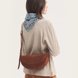 Bolso góndola piel serraje - Imagen 1