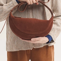 Bolso góndola piel serraje - Imagen 2