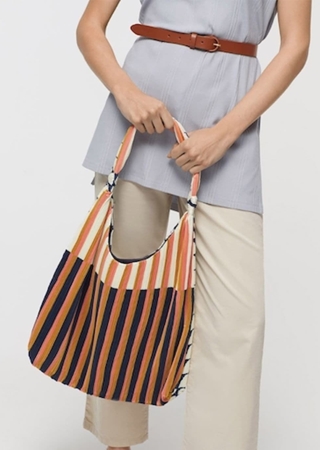 Bolso plisado estampado - Imagen 2