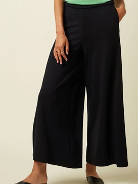 Border Palazzo Cropped Pants Milano Uni - Imagen 1