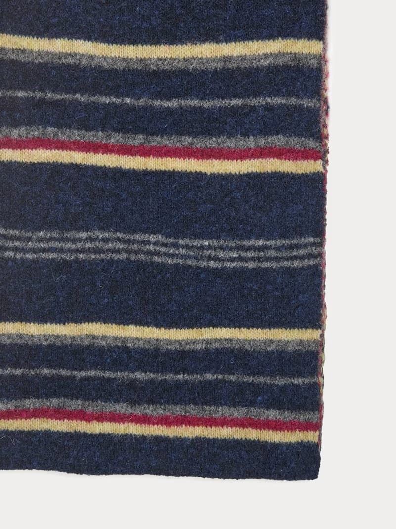 Bufanda de rayas tricolor - Imagen 3