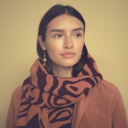 Bufanda jacquard - Imagen 1