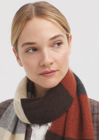 Bufanda rayas de colores - Imagen 1