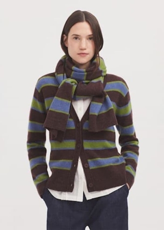 Bufanda rayas de lana - Imagen 2