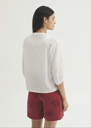 Camisa jacquard de cuadros - Imagen 2