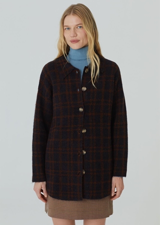 Chaqueta de camisa a cuadros - Imagen 1