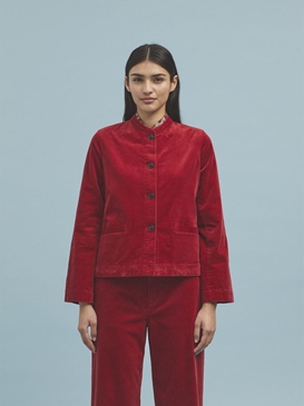 Chaqueta de pana cuello mao - Imagen 1