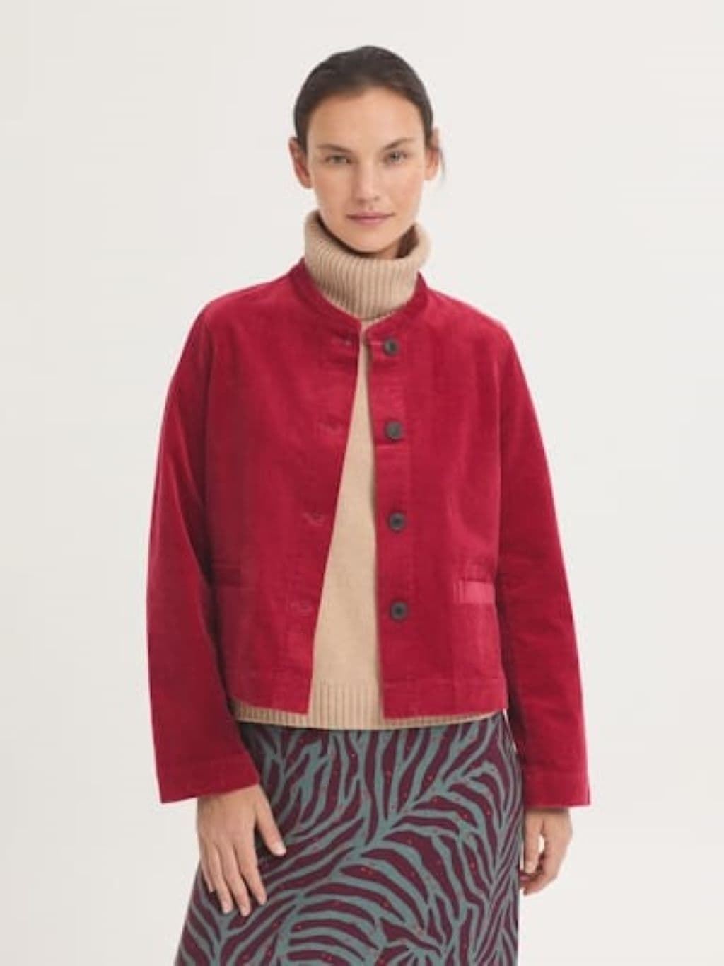 Chaqueta de pana cuello mao - Imagen 5