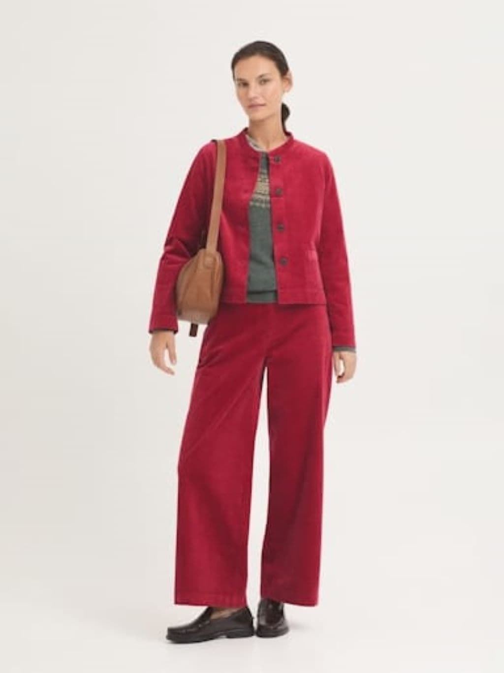 Chaqueta de pana cuello mao - Imagen 6