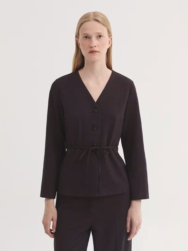 Chaqueta jaspeada super stretch - Imagen 1