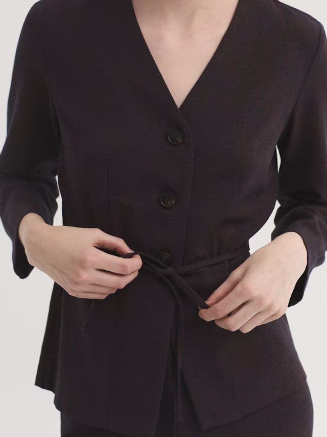Chaqueta jaspeada super stretch - Imagen 3