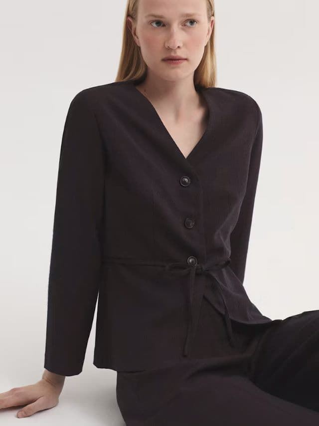 Chaqueta jaspeada super stretch - Imagen 4