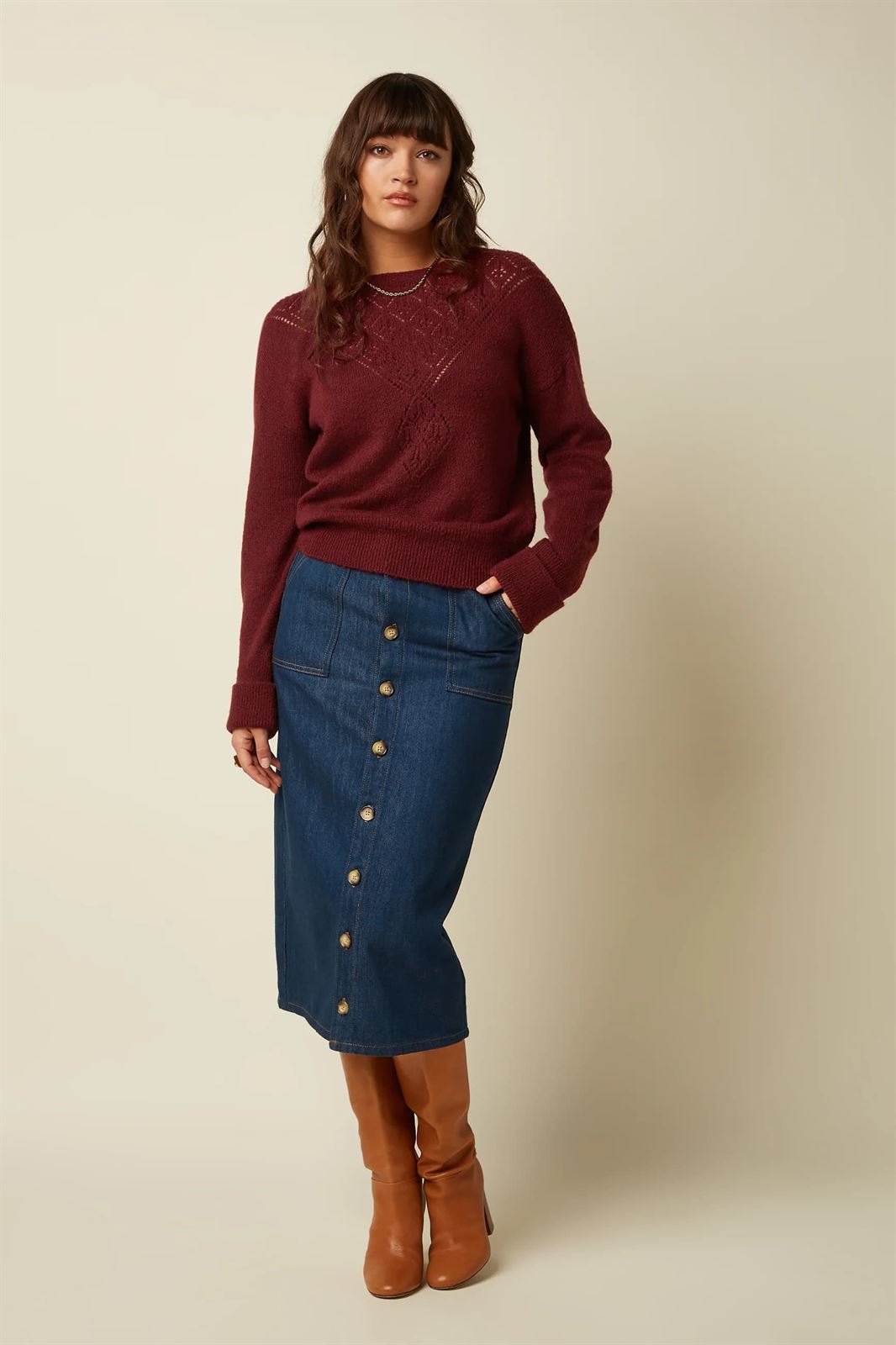 Dana Skirt Soul Denim - Imagen 4