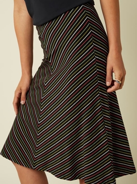 Falda Juno Panel Menchini Stripe - Imagen 1