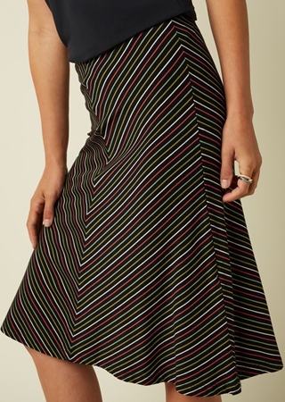 Falda Juno Panel Menchini Stripe - Imagen 1