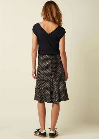 Falda Juno Panel Menchini Stripe - Imagen 2