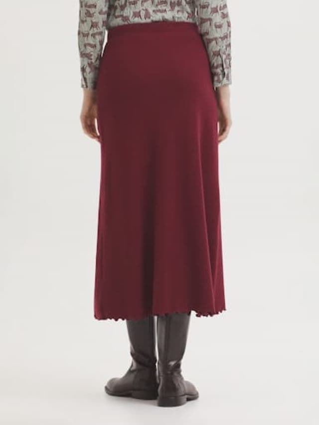 Falda larga rib - Imagen 2