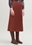 Falda midi evasé satinada - Imagen 1