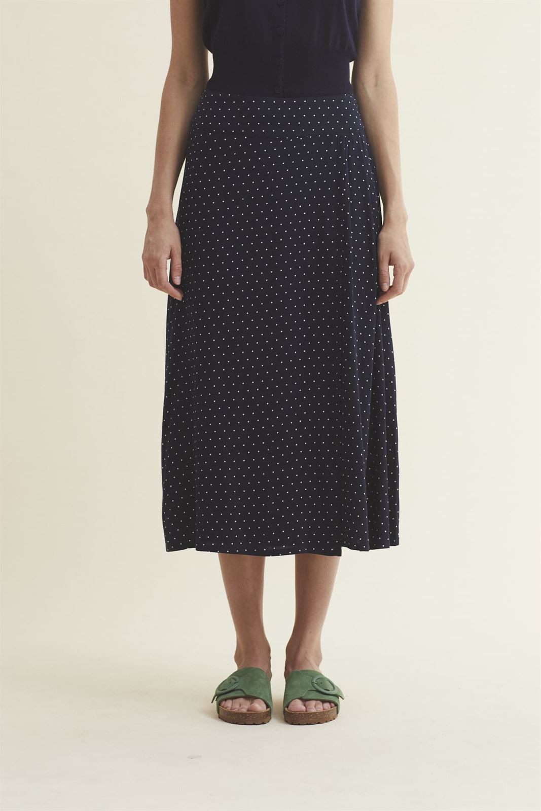 Falda "Pequeña huella de puntos" - Imagen 1