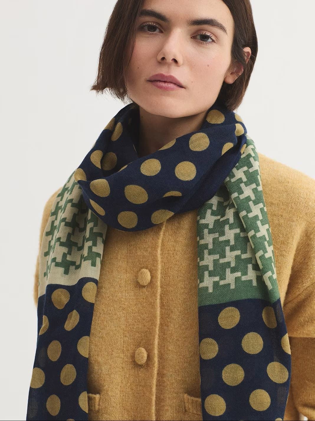 Fular Dots & Houndstooth - Imagen 1