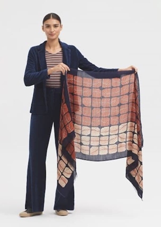 Fular Square Leaves - Imagen 2