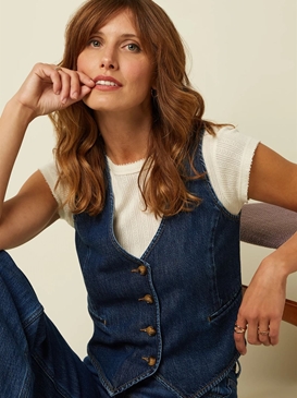 Gilet Playa Denim - Imagen 1