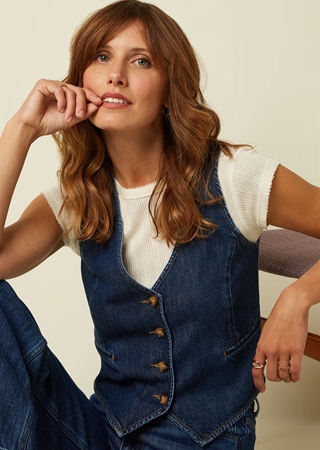 Gilet Playa Denim - Imagen 1