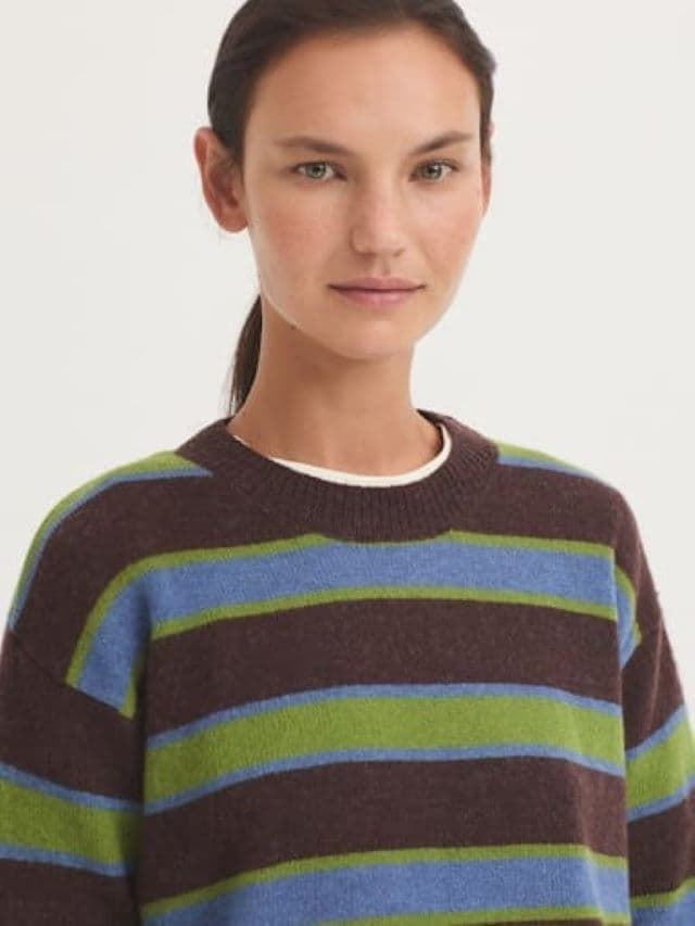 Jersey de lana a rayas - Imagen 4