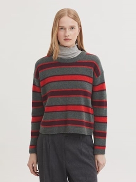 Jersey rayas en lana - Imagen 1