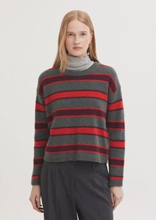 Jersey rayas en lana - Imagen 1