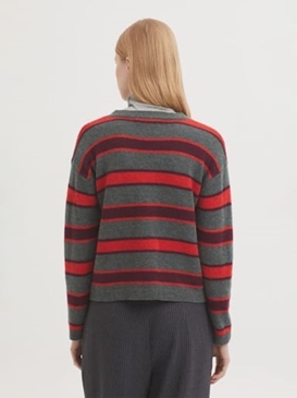 Jersey rayas en lana - Imagen 2