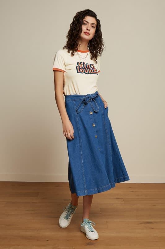 Judy skirt falda chambray - Imagen 1