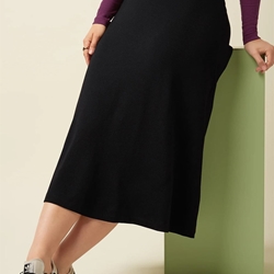 Juno Midi Skirt Milano Crepe - Imagen 1