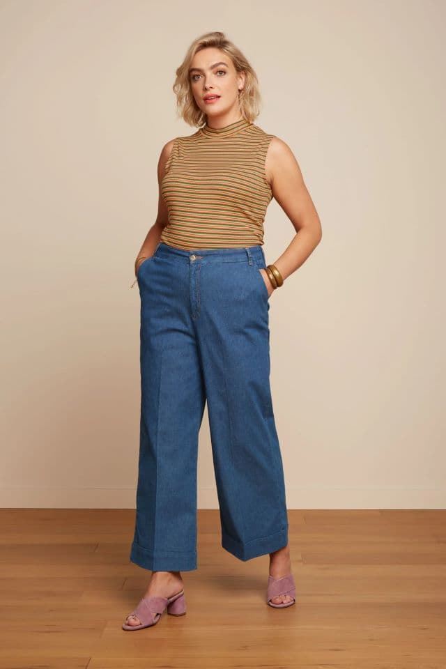 Lisa culotte chambray - Imagen 3