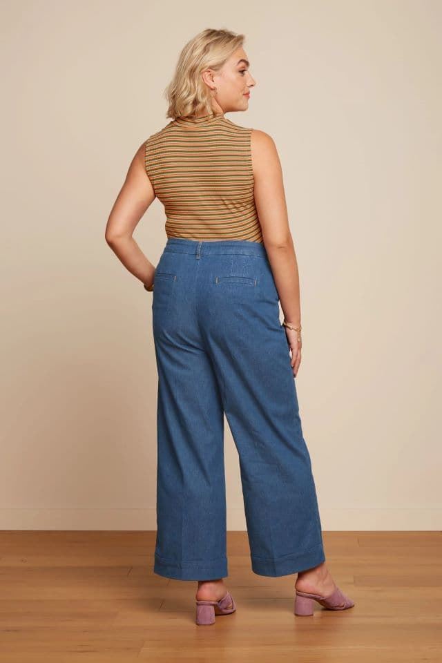 Lisa culotte chambray - Imagen 4