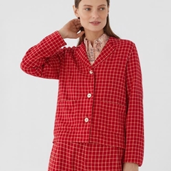 Nice Things. Chaqueta lino bauhaus cheks - Imagen 1