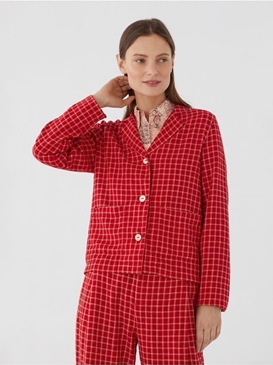 Nice Things. Chaqueta lino bauhaus cheks - Imagen 1