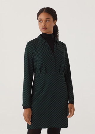 NT. VESTIDO CHECKERBOARD PRINT - Imagen 1