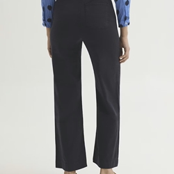 Pantalón ancho satén algodón - Imagen 2