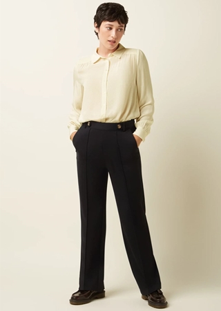 Pantalón Garbo Pintuck Uni Rodeo - Imagen 1